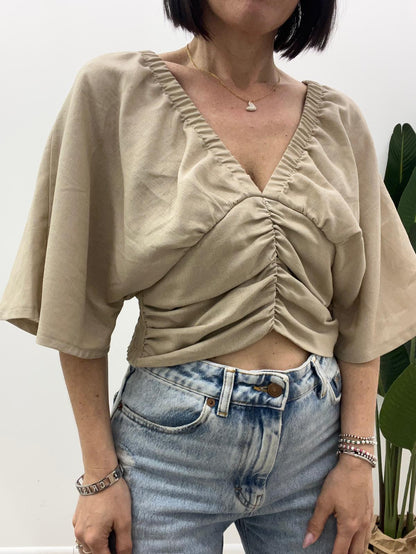 Vicolo - Blusa Lino Arriccio