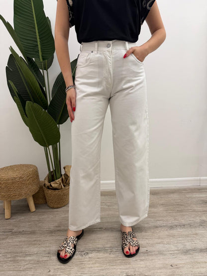 Haveone - Pantalone Bella White