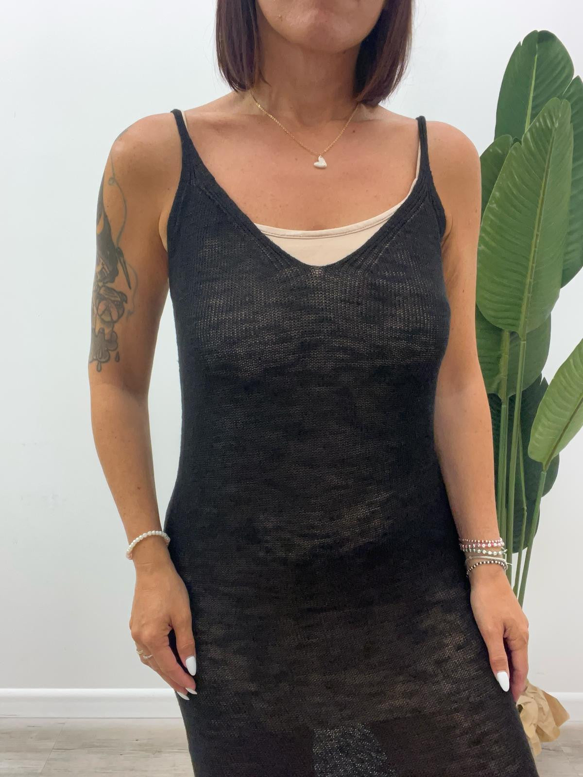 Vicolo - Abito Maglia Midi