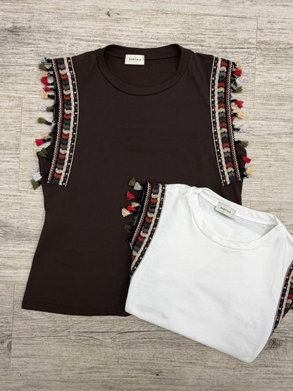 Susy Mix - Tshirt Passamaneria Nappine