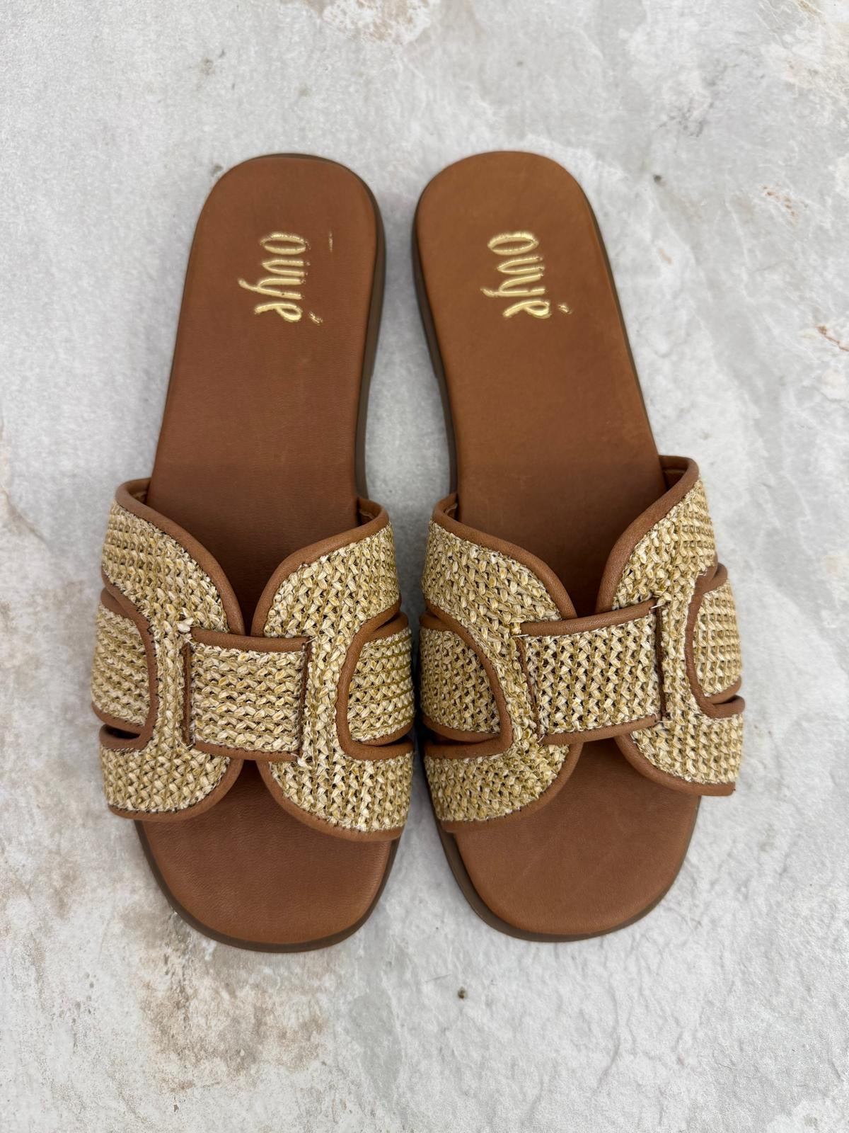 Ovyé - Ciabatta Flat Rafia