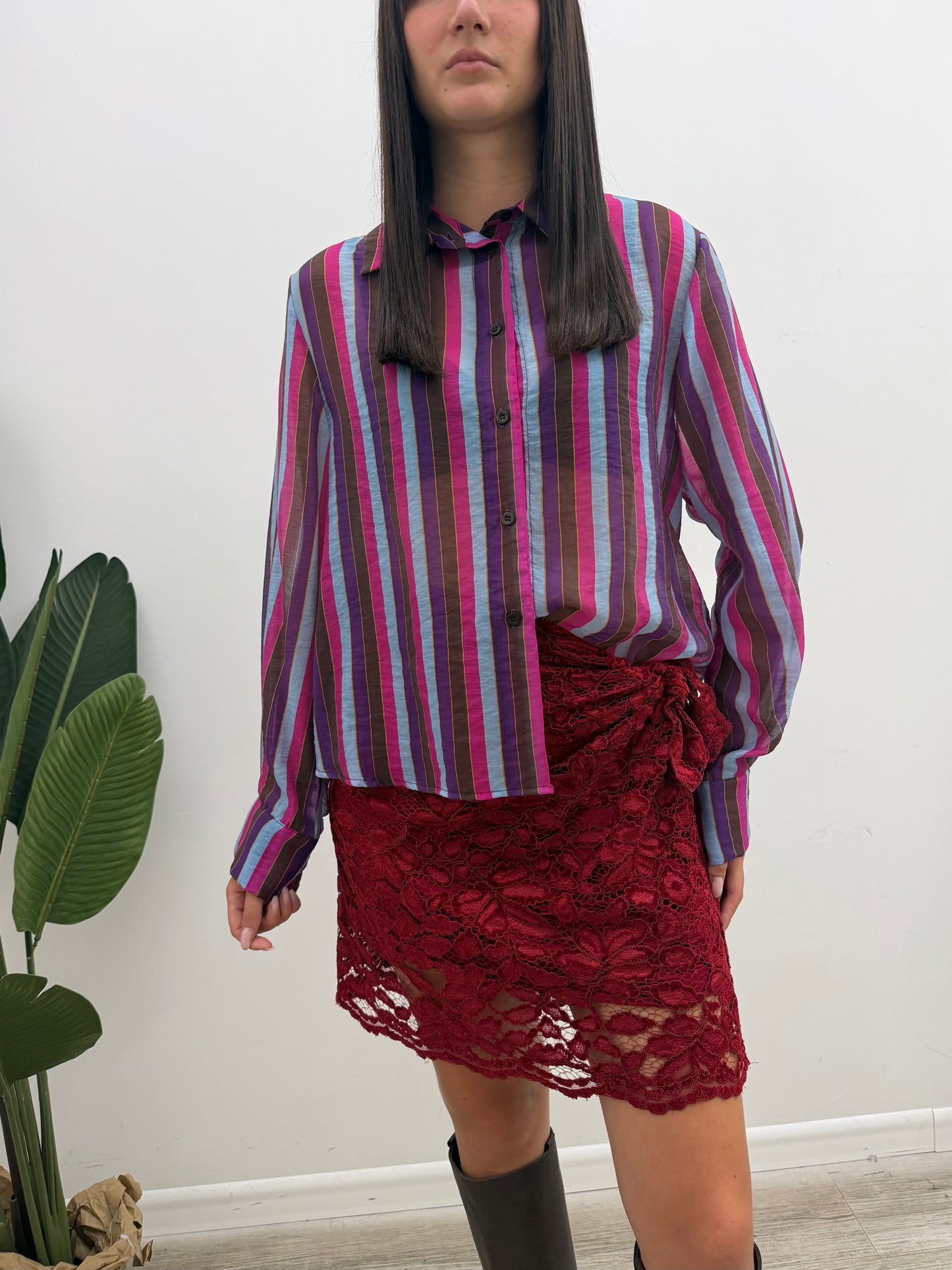 Haveone - Camicia Riga Multicolore