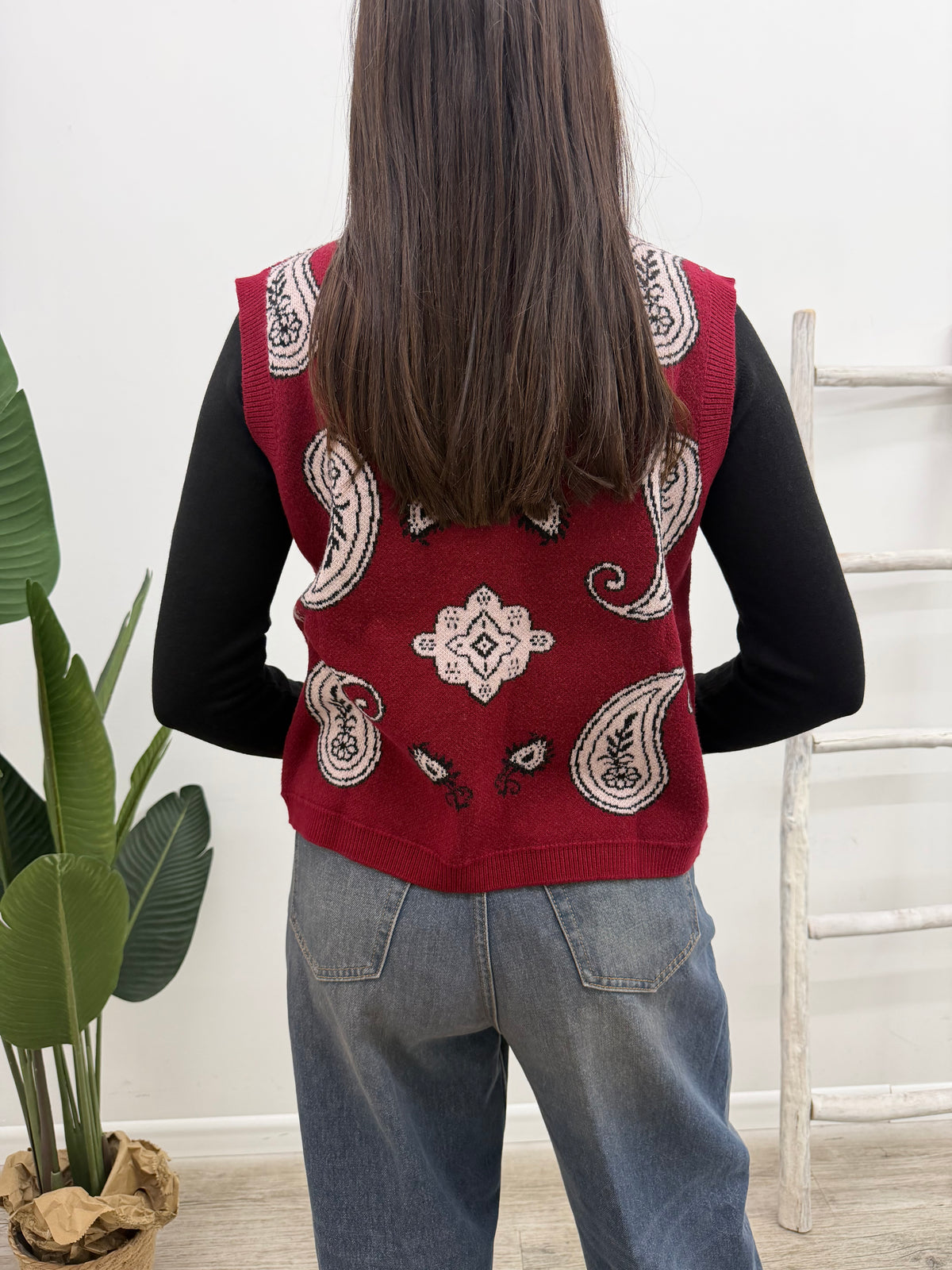 Vicolo - Gilet Paisley
