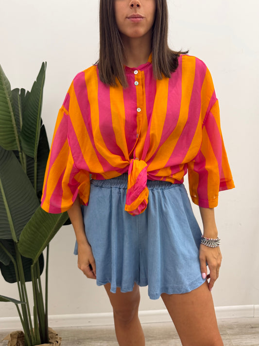 Tensione In - Camicia Riga Seta