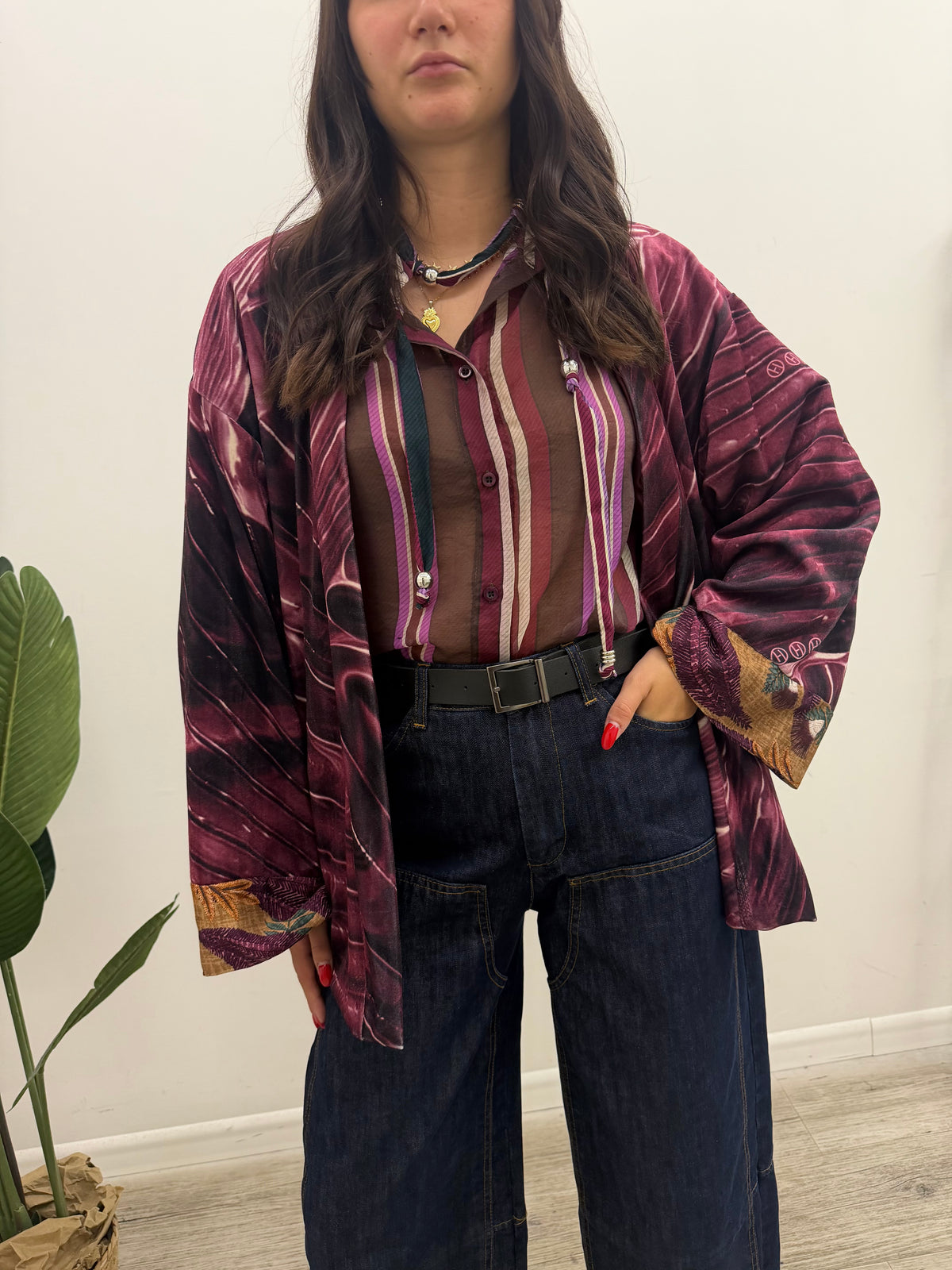 Haveone - Kimono Stampa Conchiglia