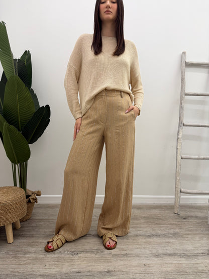 Tensione In - Pantalone Gessato Paillettes