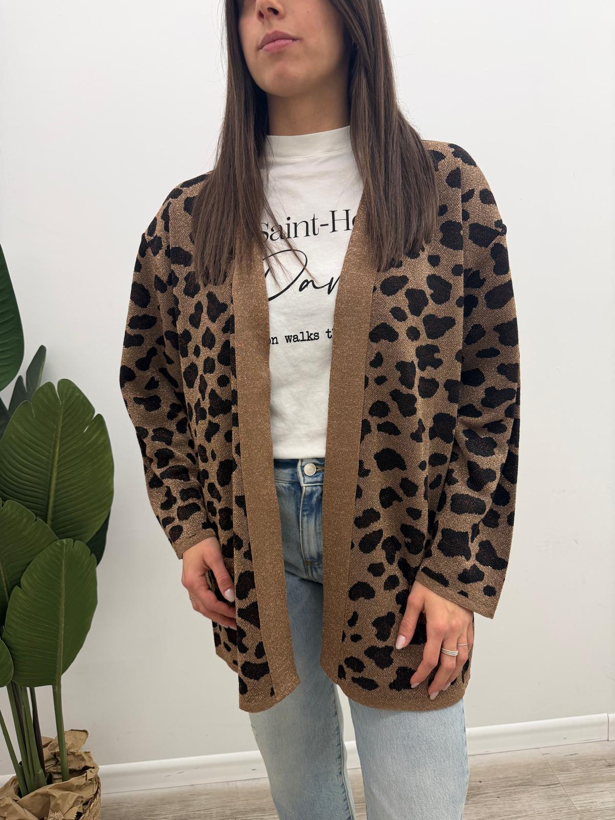 Kontatto - Cardigan Maculato Lurex