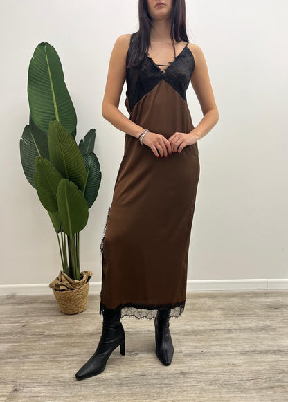 Haveone - Abito Sottoveste Pizzo
