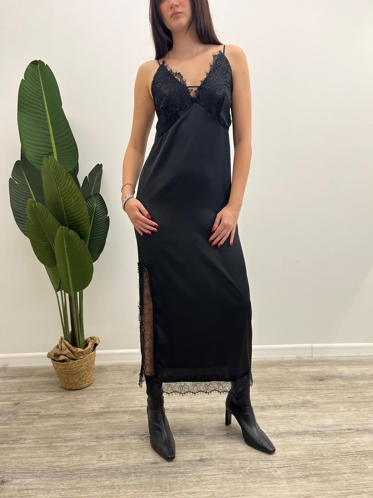 Haveone - Abito Sottoveste Pizzo