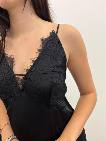 Haveone - Abito Sottoveste Pizzo