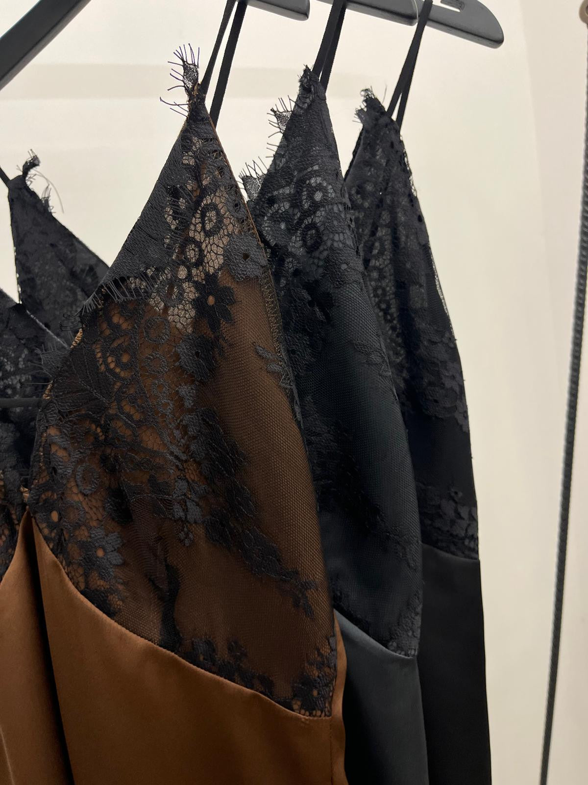 Haveone - Abito Sottoveste Pizzo