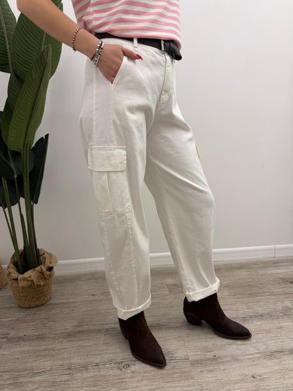 Susy Mix - Pantalone Cargo Cintura