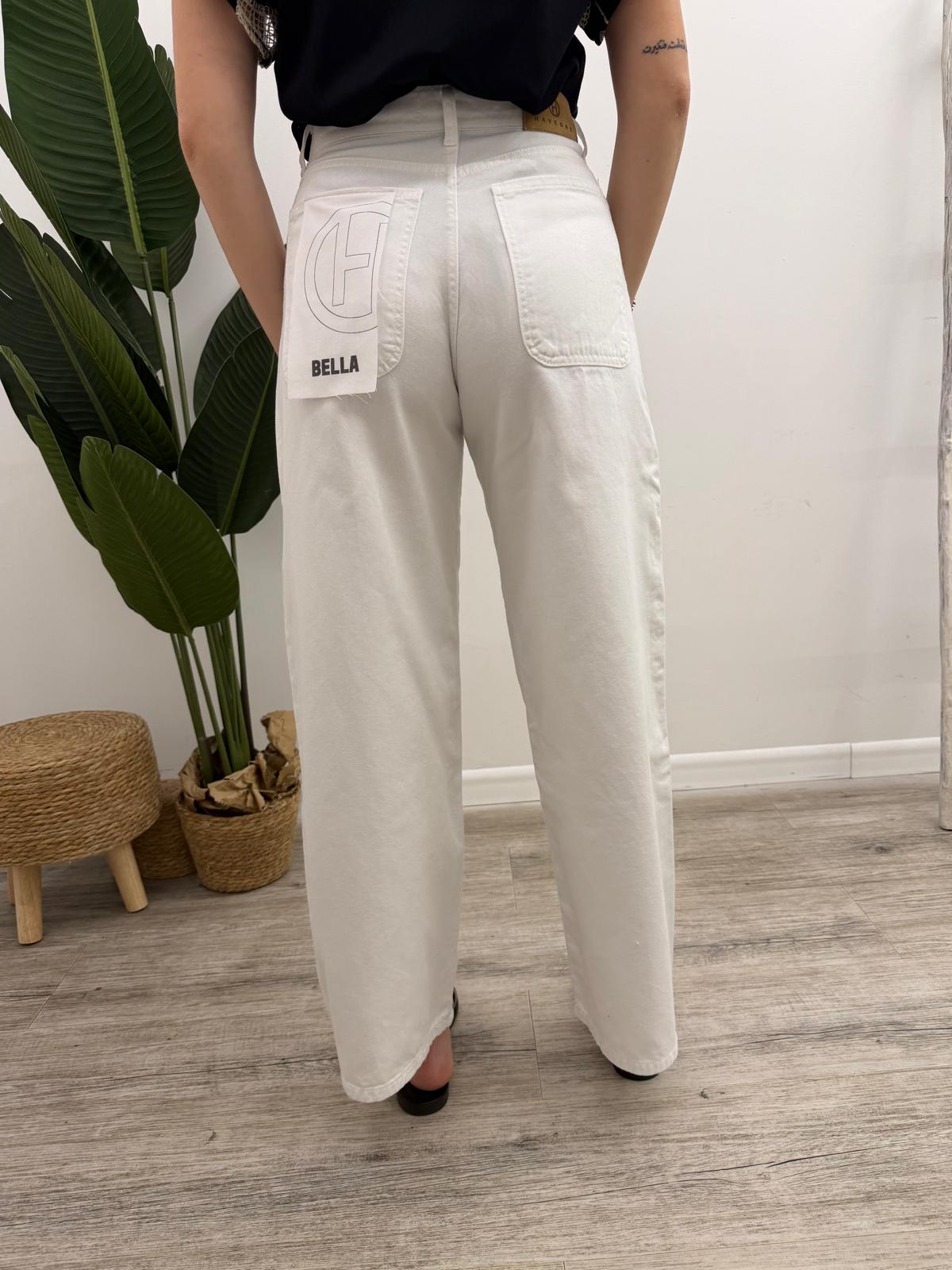 Haveone - Pantalone Bella White