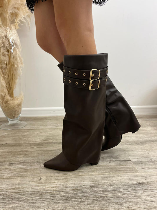 Kontatto - Stivale Fibbie Moro
