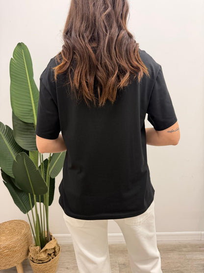 Susy Mix - Tshirt Taschino Paillettes