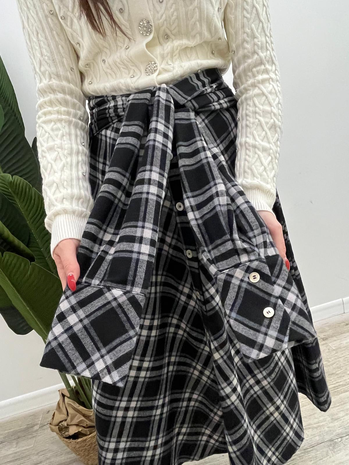 Tensione In - Gonna Check Camicia