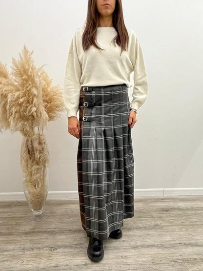 Vicolo - Gonna Check Bicolor