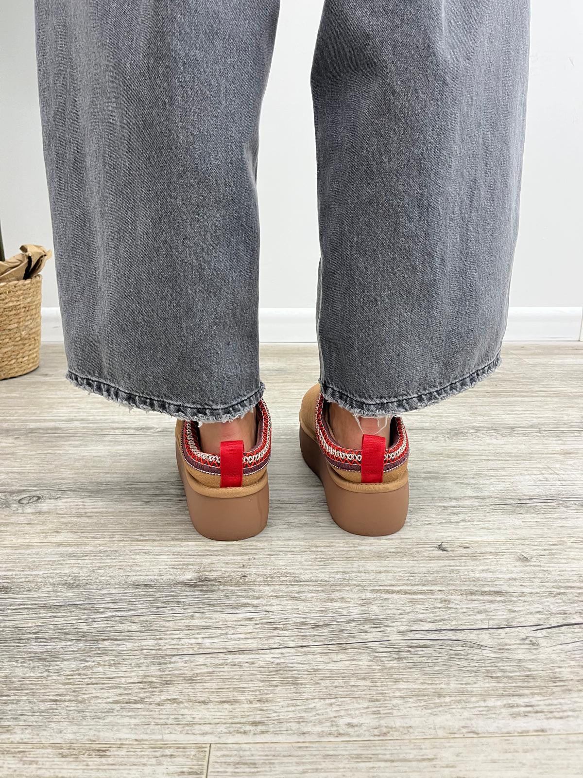 Ovyé - Sabot Mini Platform Cammello