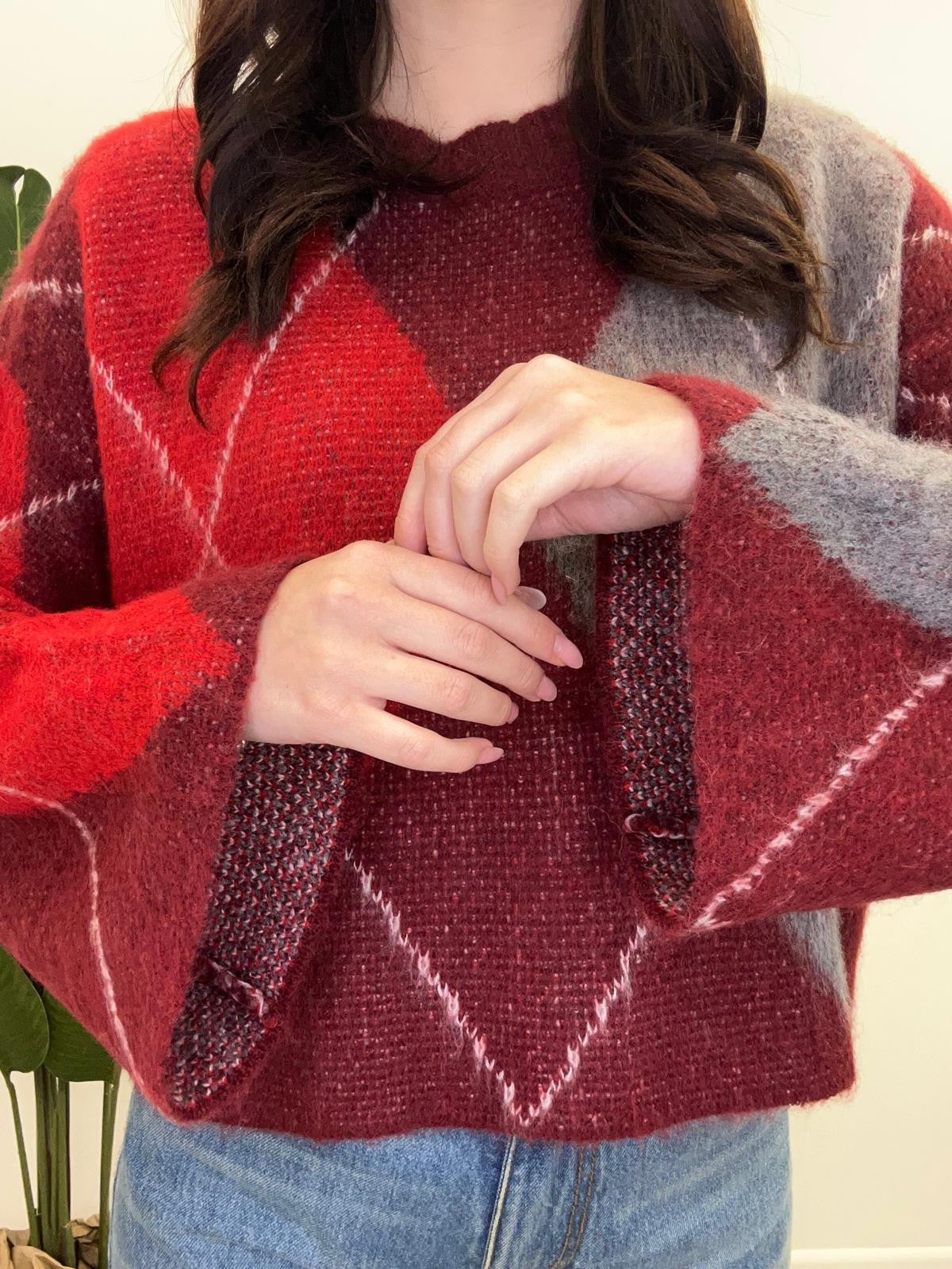 Haveone - Pull Rombi Jacquard