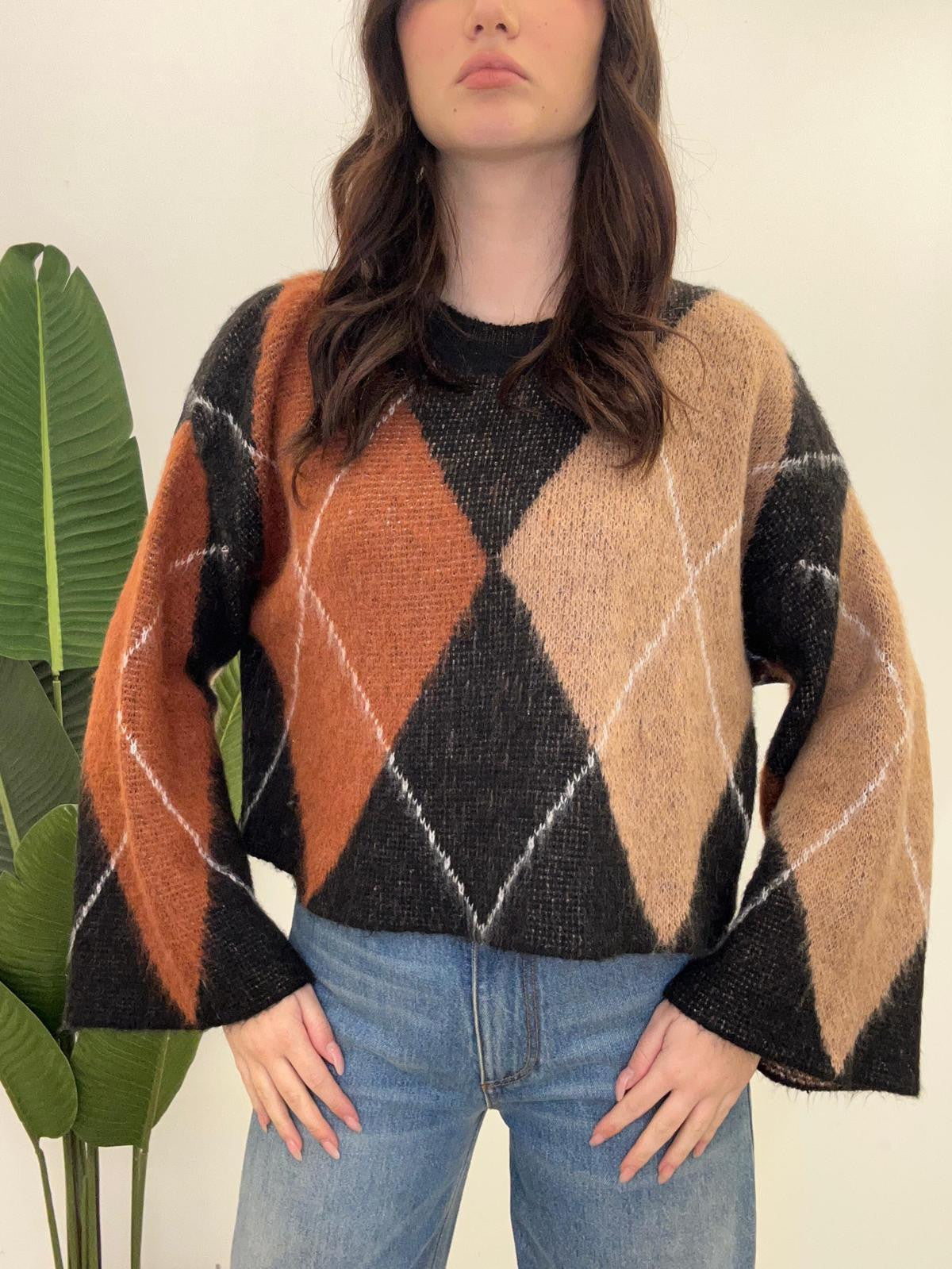 Haveone - Pull Rombi Jacquard