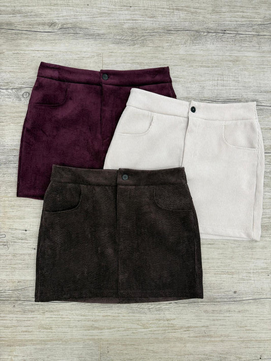 Vicolo - Minigonna Velluto