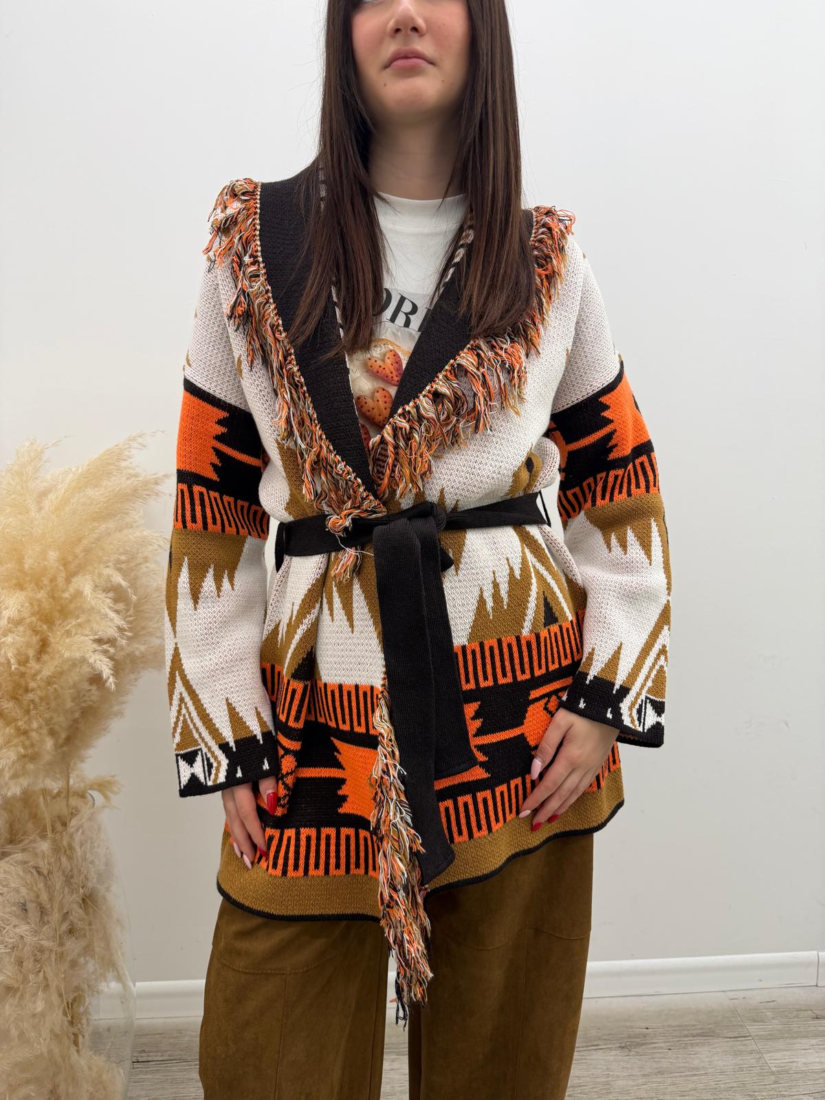 Vicolo - Cardigan Alanui Frangette