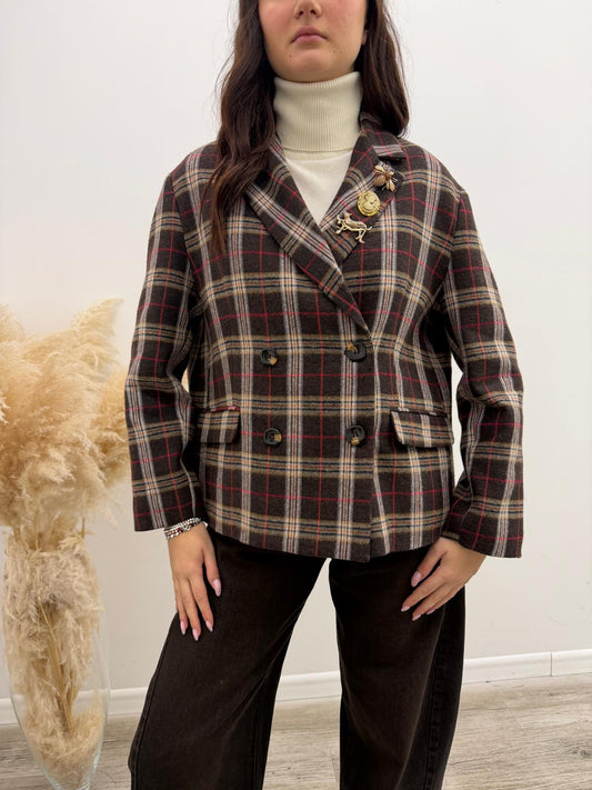 Haveone - Blazer Check Crop Moro