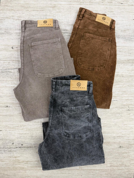 Haveone - Pantalone Bella Velluto Tinto Freddo