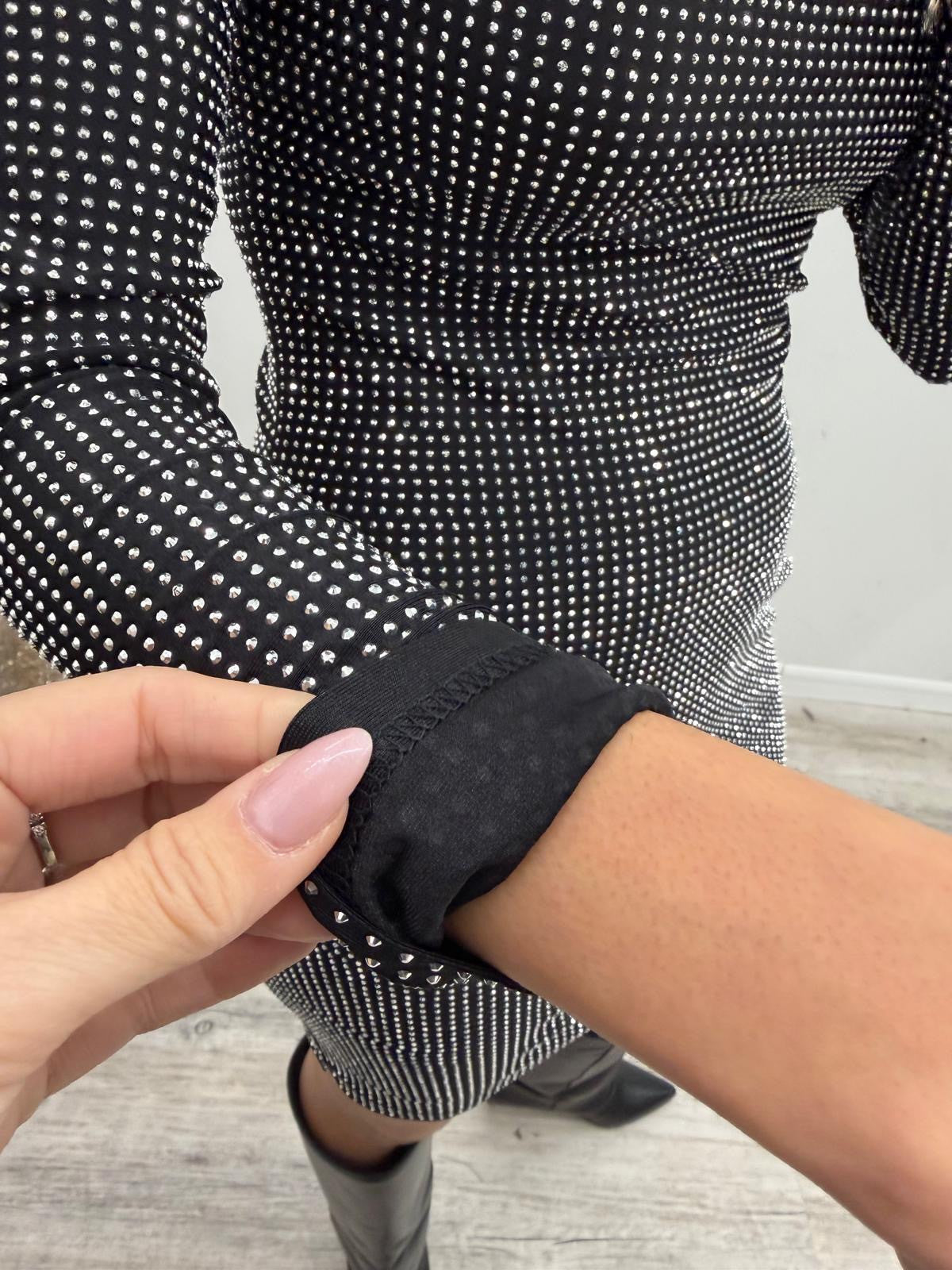 Kontatto - Abito Lupetto Strass