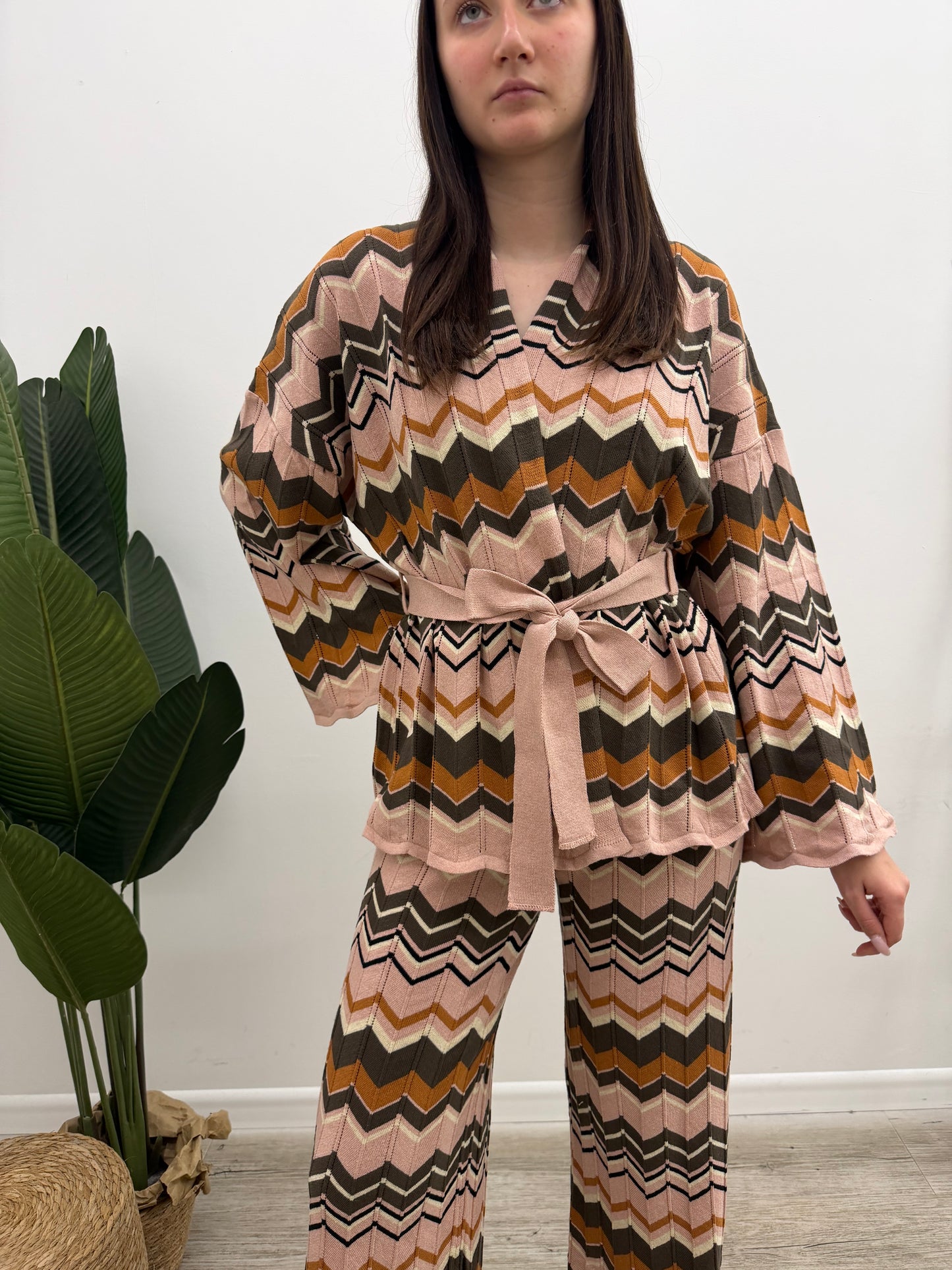 Vicolo - Cardigan Chevron