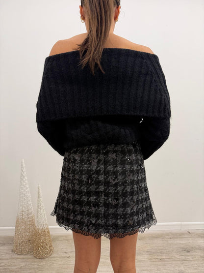 Vicolo - Minigonna Spacchi Paillettes