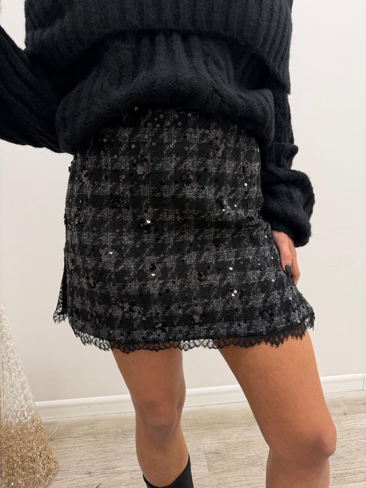 Vicolo - Minigonna Spacchi Paillettes