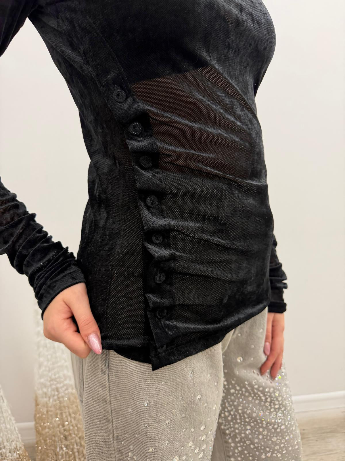 Vicolo - Blusa Arriccio Bottoni