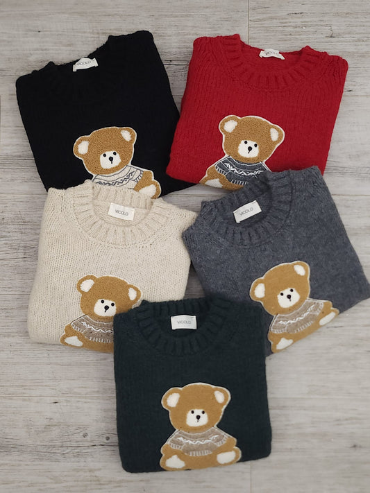 Vicolo - Pull Orsetto Patch