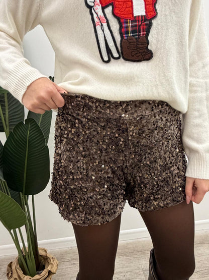 Haveone - Shorts Paillettes Moro