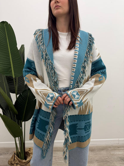 Vicolo - Cardigan Alanui Frangette