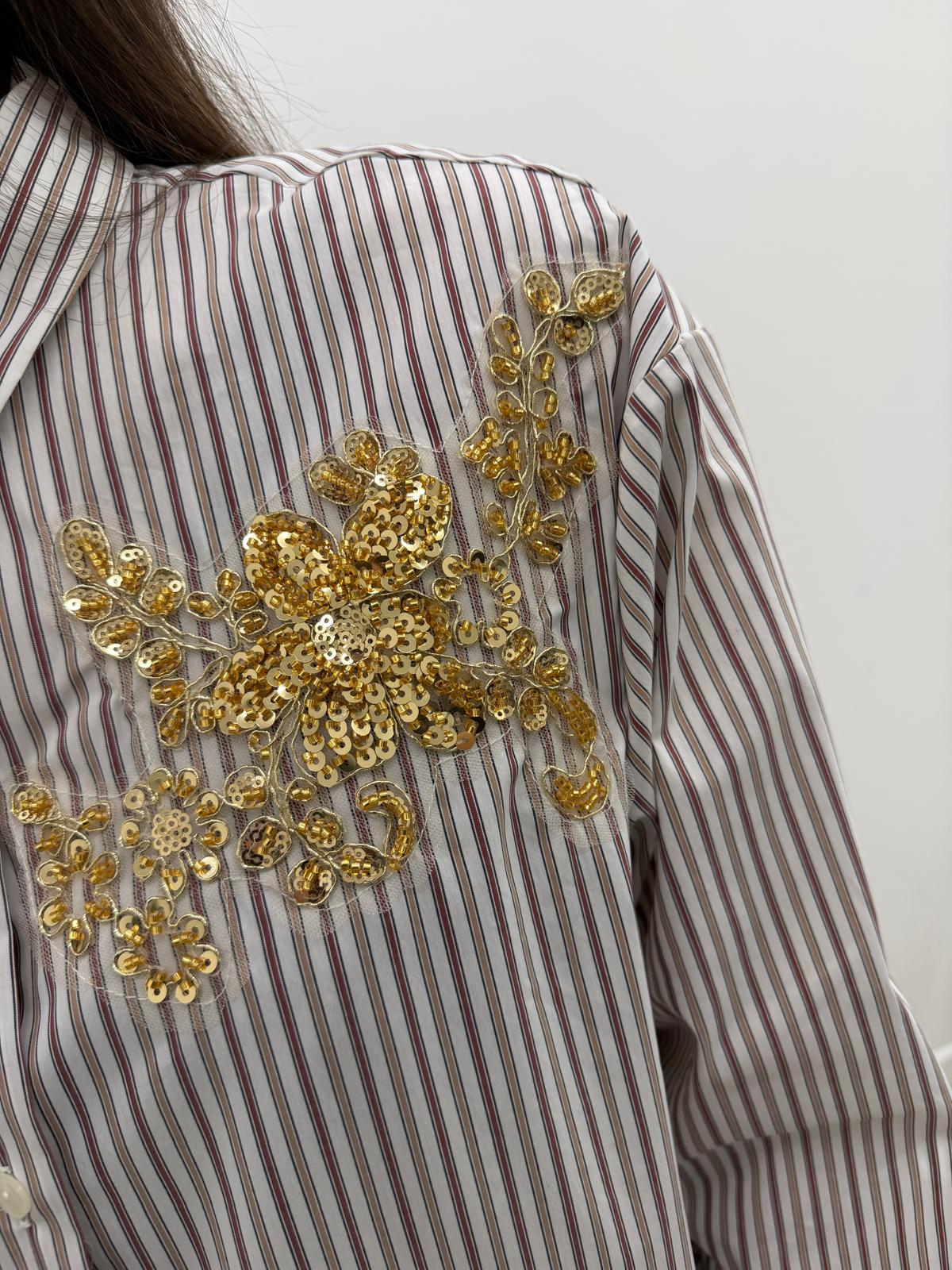 Haveone - Camicia Riga Applicazioni