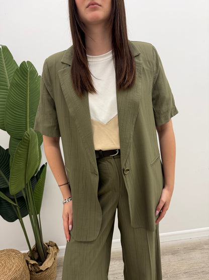 Haveone - Blazer Crinkle Manica Corta