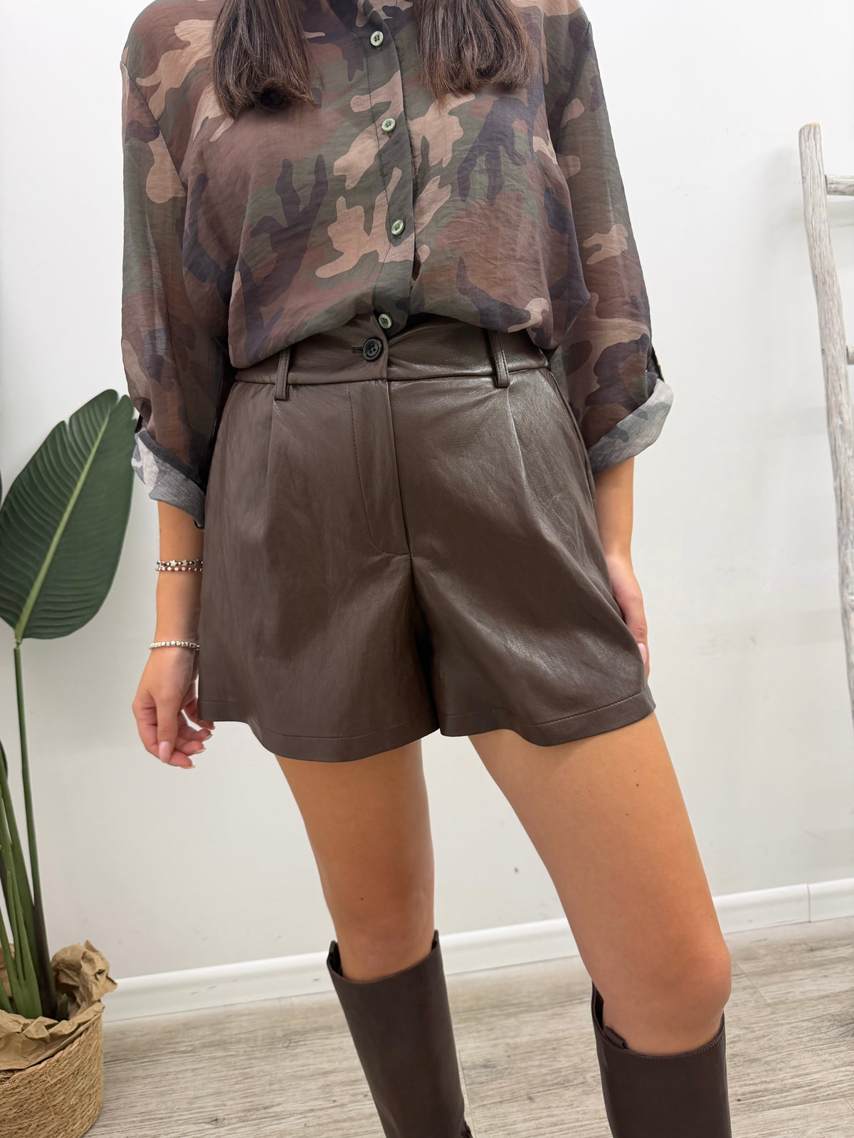 Haveone - Shorts Ecopelle