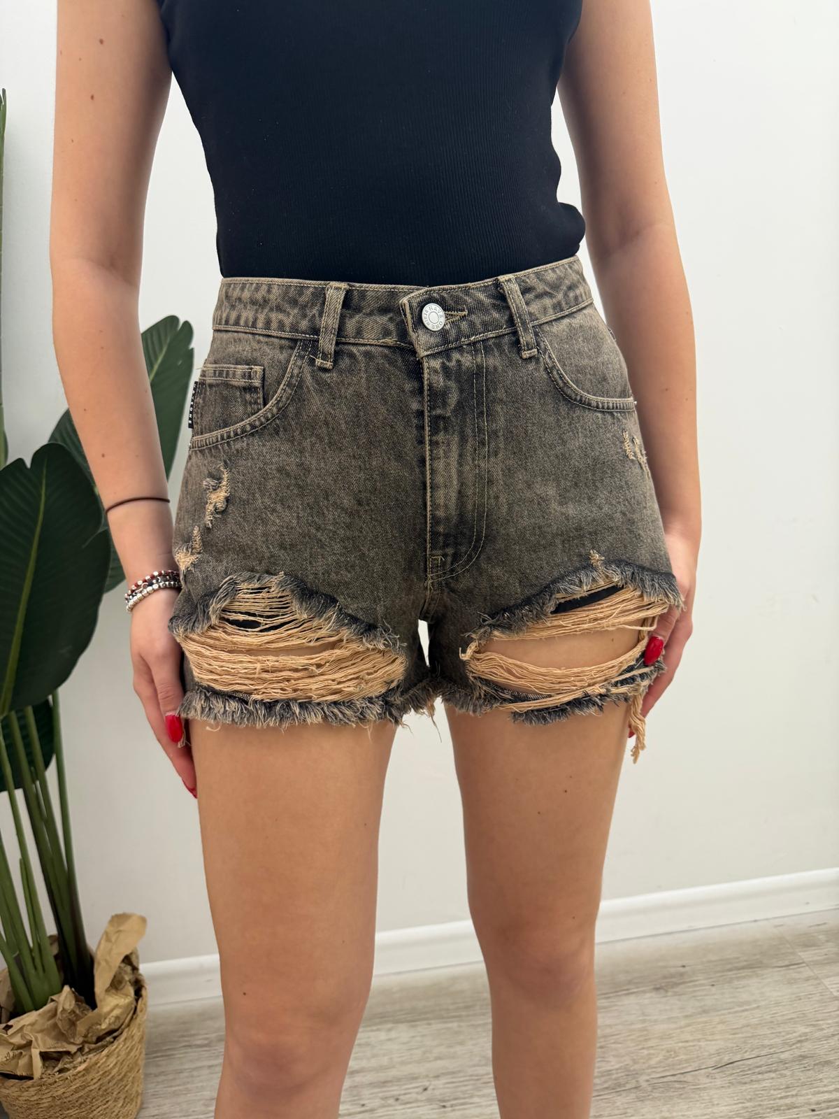 Haveone - Shorts Destroyed Ash