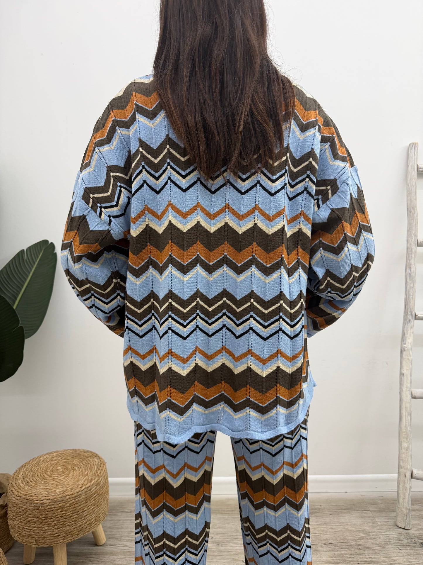 Vicolo - Cardigan Chevron