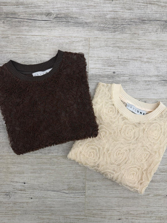 Haveone - Blusa Pizzo Motivi