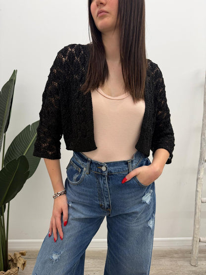 Kontatto - Cardigan Traforato Lurex