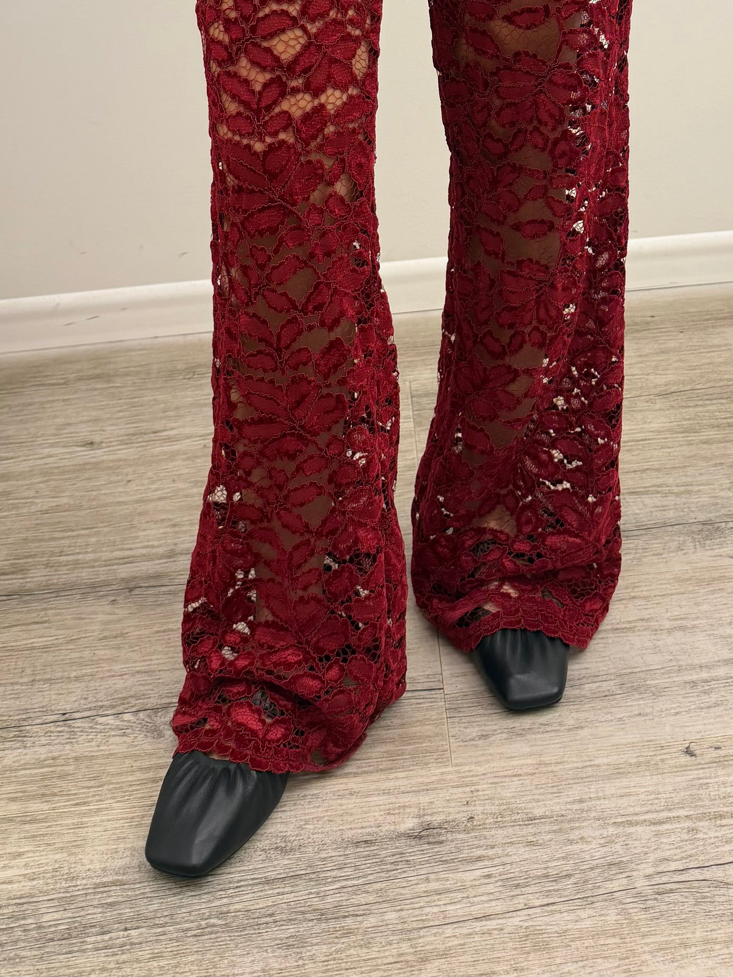 Haveone - Pantalone Pizzo Ricamo