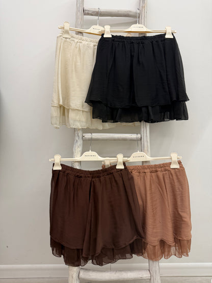 Haveone - Minigonna Balza Seta