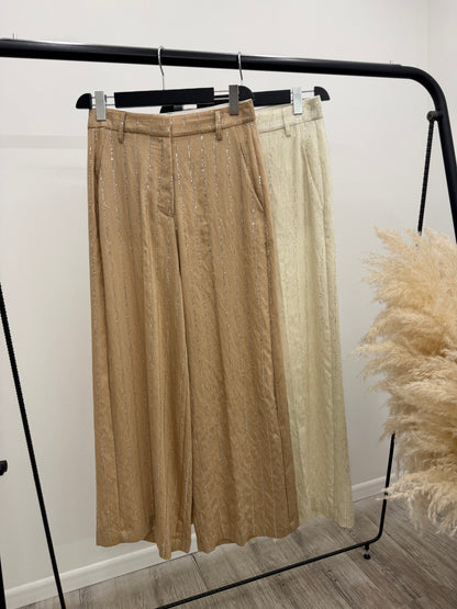 Tensione In - Pantalone Gessato Paillettes