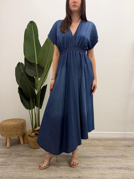 Susy Mix - Abito Chambray Impero
