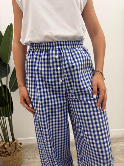 Vicolo - Pantalone Vichy Oceano