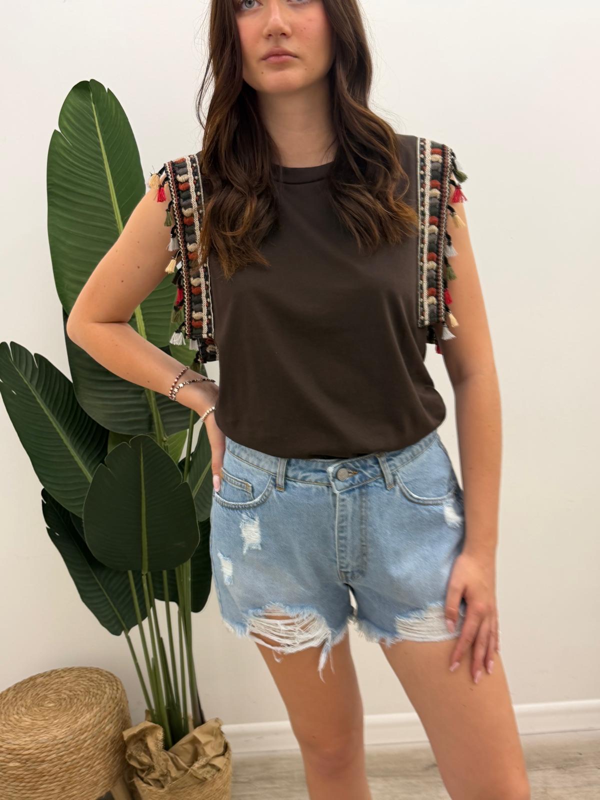 Susy Mix - Tshirt Passamaneria Nappine