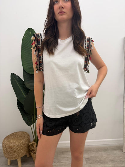 Susy Mix - Tshirt Passamaneria Nappine